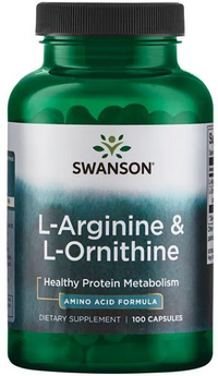 Miniatura de L-Arginina - 500 mg & L-Ornitina - 250 mg 100 cápsulas - frente 2