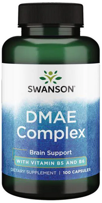 Miniatura de un frasco de Swanson DMAE Complex 100 cáps.