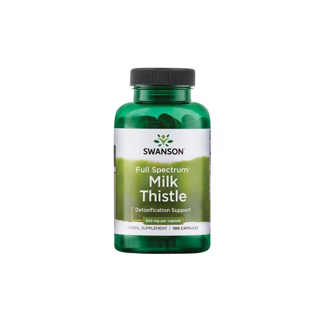 Full Spectrum Milk Thistle 500 mg 100 Capsules