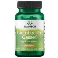 Thumbnail for Swanson's Lactobacillus Gasseri offers 3 billion CFU per serving, designed for digestive health in 60 veggie DRCapsules.