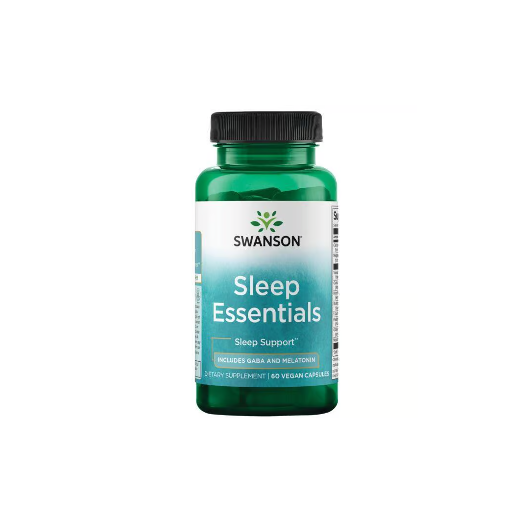 Sleep Essentials Includes GABA and Melatonin 60 Veggie Capsules