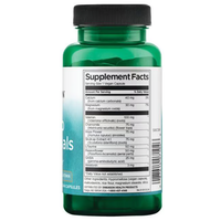 Thumbnail for Swanson's Sleep Essentials, in a green bottle of 60 veggie capsules, features supplement facts and key ingredients like calcium, valerian, passionflower, and GABA for sleep support. It provides daily values and detailed product information to help you understand the benefits.