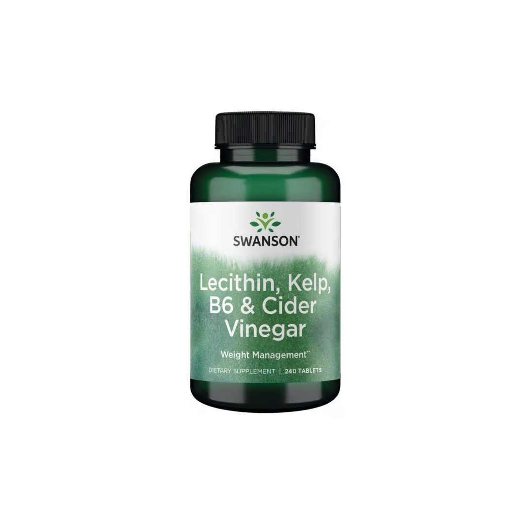 Lecithin, Kelp, B6, & Cider Vinegar 240 Tablets