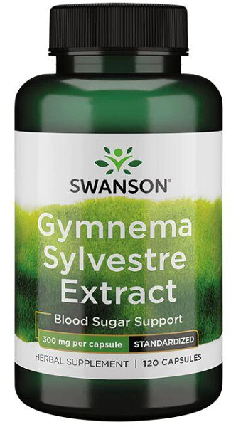 Swanson Extracto de Gymnema Sylvestre - 300 mg 120 cápsulas.