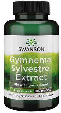 Miniatura de Swanson Extracto de Gymnema Sylvestre - 300 mg 120 cápsulas.