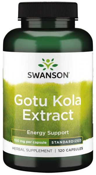 Swanson Extracto de Gotu Kola - 100 mg 120 cápsulas.