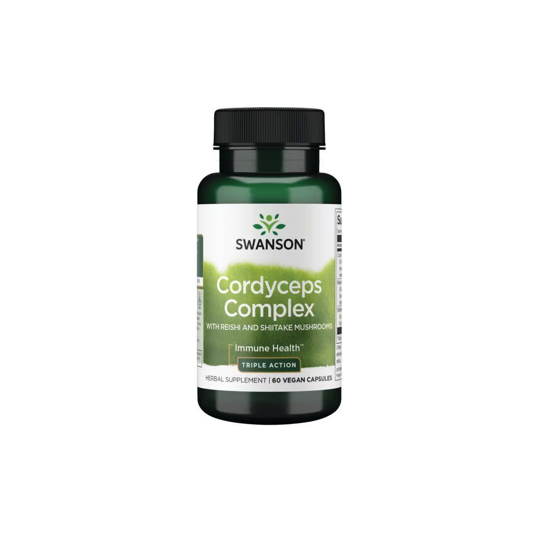 Cordyceps Complex with Reishi and Shiitake Mushrooms 60 Veggie Capsules