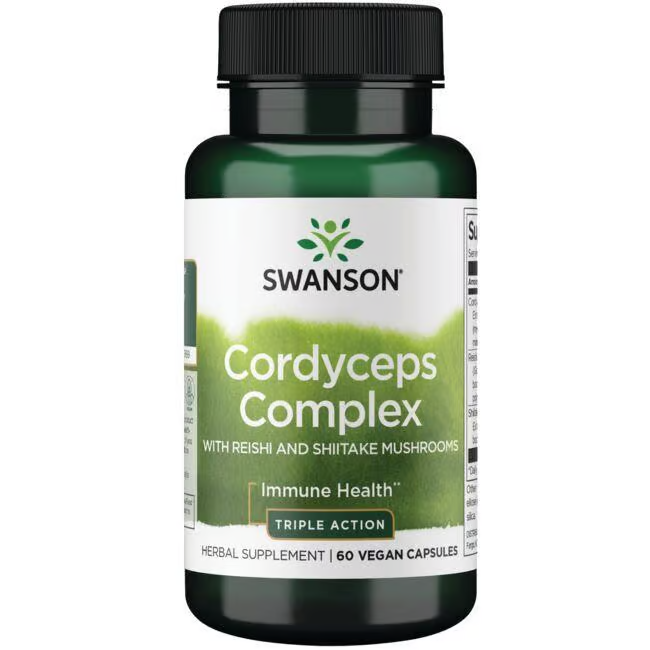 Cordyceps Complex with Reishi and Shiitake Mushrooms 60 Veggie Capsules