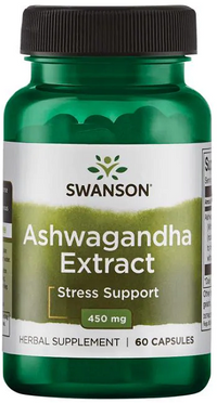 Miniatura de Swanson Extracto de Ashwagandha - 450 mg 60 cápsulas.