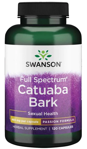 Swanson Corteza de Catuaba - 465 mg 120 cápsulas.