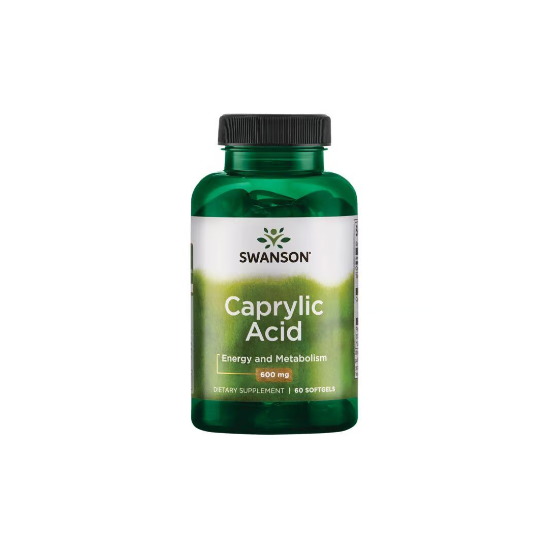 Caprylic Acid 600 mg 60 Softgels