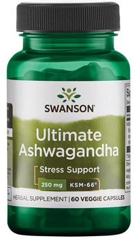 Miniatura de Ashwagandha - KSM-66 - 250 mg 60 cápsulas vegetales - frente