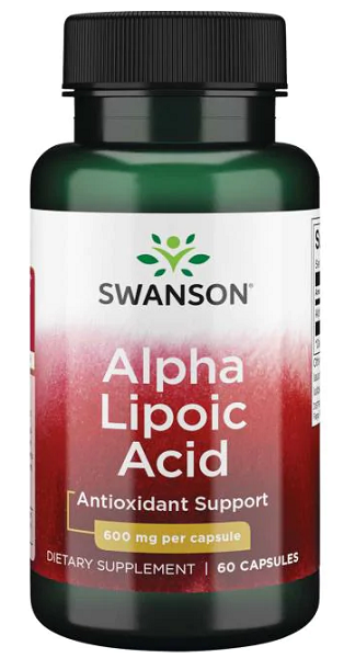 Ácido Alfa Lipoico - 600 mg 60 cápsulas - frente 2