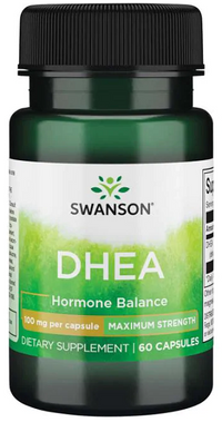 Miniatura de Swanson DHEA - 100 mg 60 cápsulas cápsulas de equilibrio hormonal.