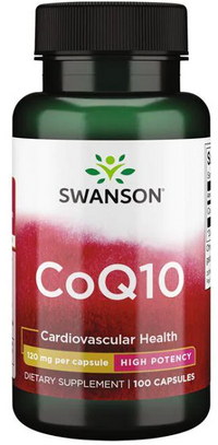 Miniatura de Un frasco de Swanson Coenzima Q1O - 120 mg 100 cápsulas.