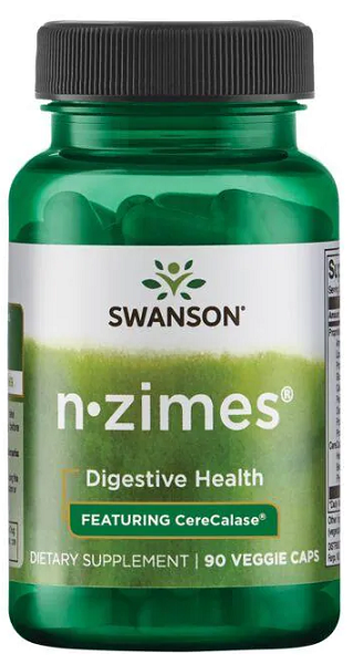 Swanson N-Zimes - 90 cápsulas vegetales favorecen la digestión y la absorción de nutrientes.