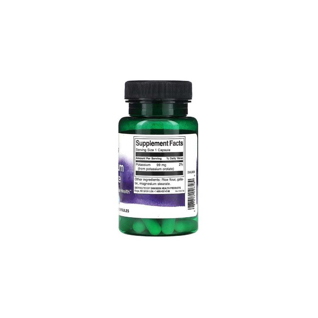 Potassium Orotate 99 mg 60 Capsules - supplement facts