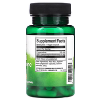 Thumbnail for Swanson's green bottle of 60 veggie capsules features a clear supplement facts label with 100 mg Pregnenolone and 25 mg DHEA, designed to support hormonal balance.