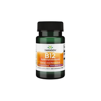 Thumbnail for Swanson's Vitamin B-12 Hydroxocobalamin offers 1000 mcg per chewable tab in a mixed berry flavor, designed for energy and metabolism support. Contains 60 tablets to meet your Vitamin B12 needs.