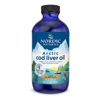 Thumbnail for Arctic Cod Liver Oil 8 fl oz (237 ml) Orange Taste - front