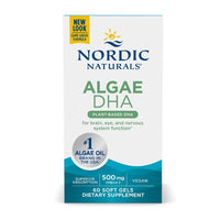 Thumbnail for Algae DHA 500 mg 60 Soft Gels - front 2