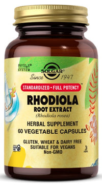 Thumbnail for SFP Rhodiola Root Extract 350 mg 60 Vegetable Capsules - front 2