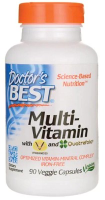 Doctor's Best Multivitaminas 90 cápsulas vegetales están cuidadosamente formuladas para aportar vitaminas y minerales esenciales que contribuyen a un sistema inmunitario sano.