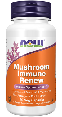 Miniatura de Now Foods Mushroom Immune Renew 90 Cápsulas Vegetales es una potente mezcla de setas de apoyo inmunitario, incluido el extracto de raíz de astrágalo, para reforzar las defensas naturales de tu organismo.