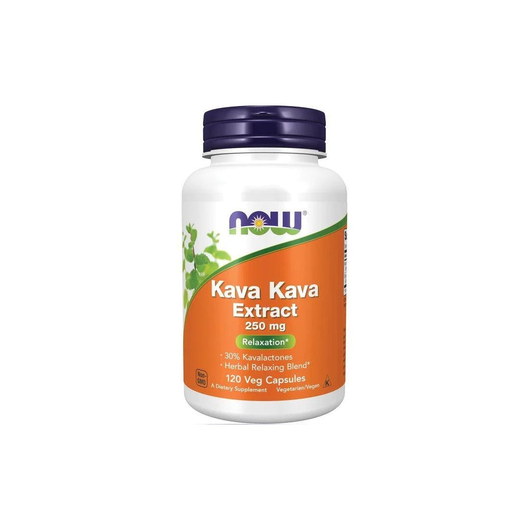 Kava Kava Extracto 250 mg 120 Cápsulas Vegetales Frente
