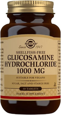 Miniatura de Un bote de Solgar's Clorhidrato de glucosamina 1000 mg 60 comprimidos.