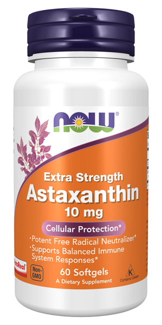 Now Now Foods astaxantina extra fuerte 10 mg.