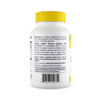 Miniatura para La parte posterior de un frasco de Lyc-O-Mato 15 mg 180 cápsulas blandas de Healthy Origins.