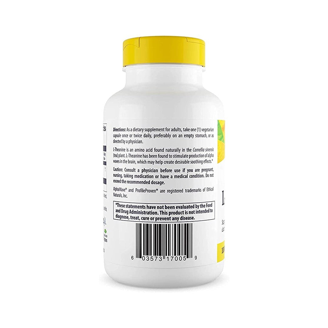 L-Teanina 100 mg (AlphaWave) 180 cápsulas vegetales - Volver