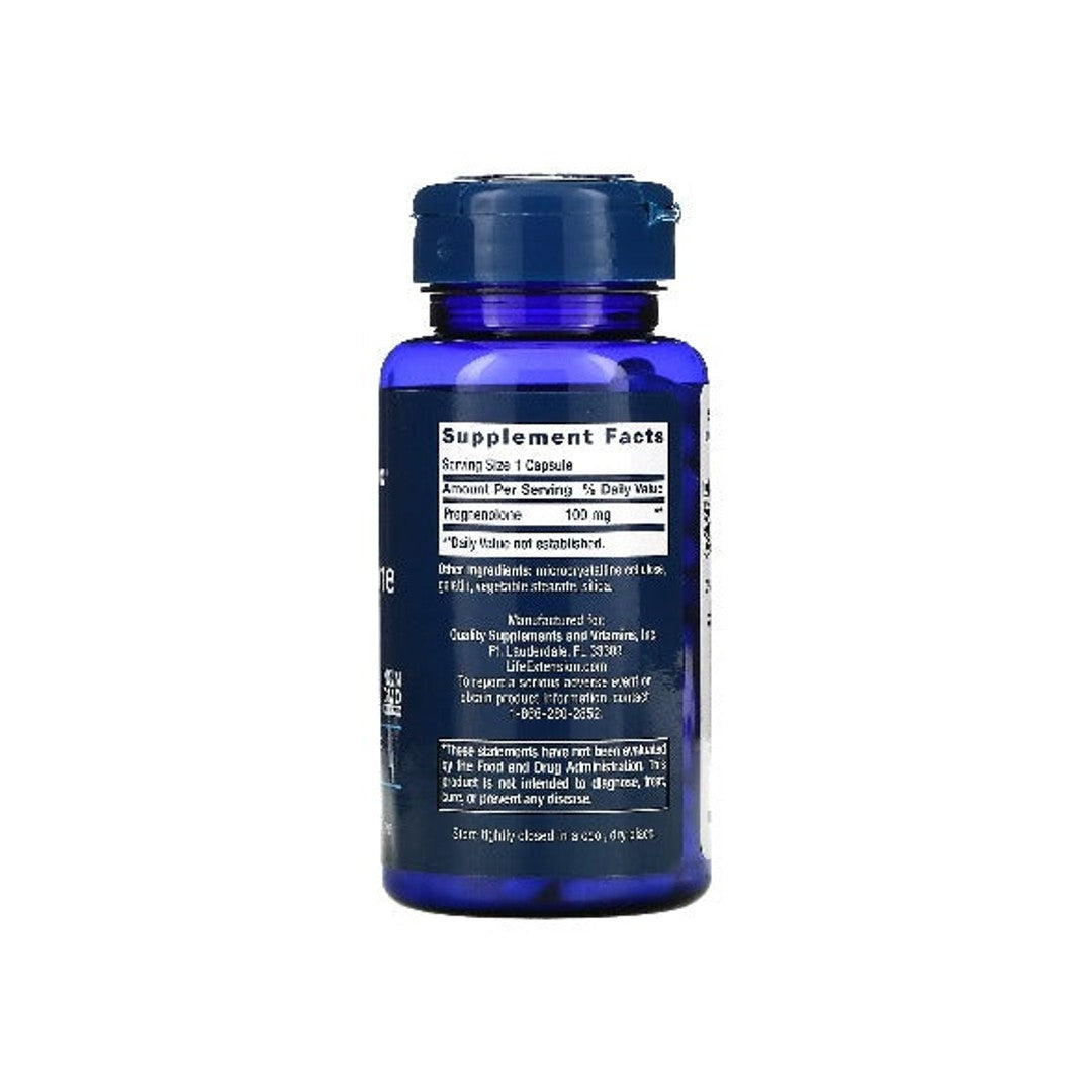 Pregnenolona 100 mg 100 cápsulas - información sobre el suplemento