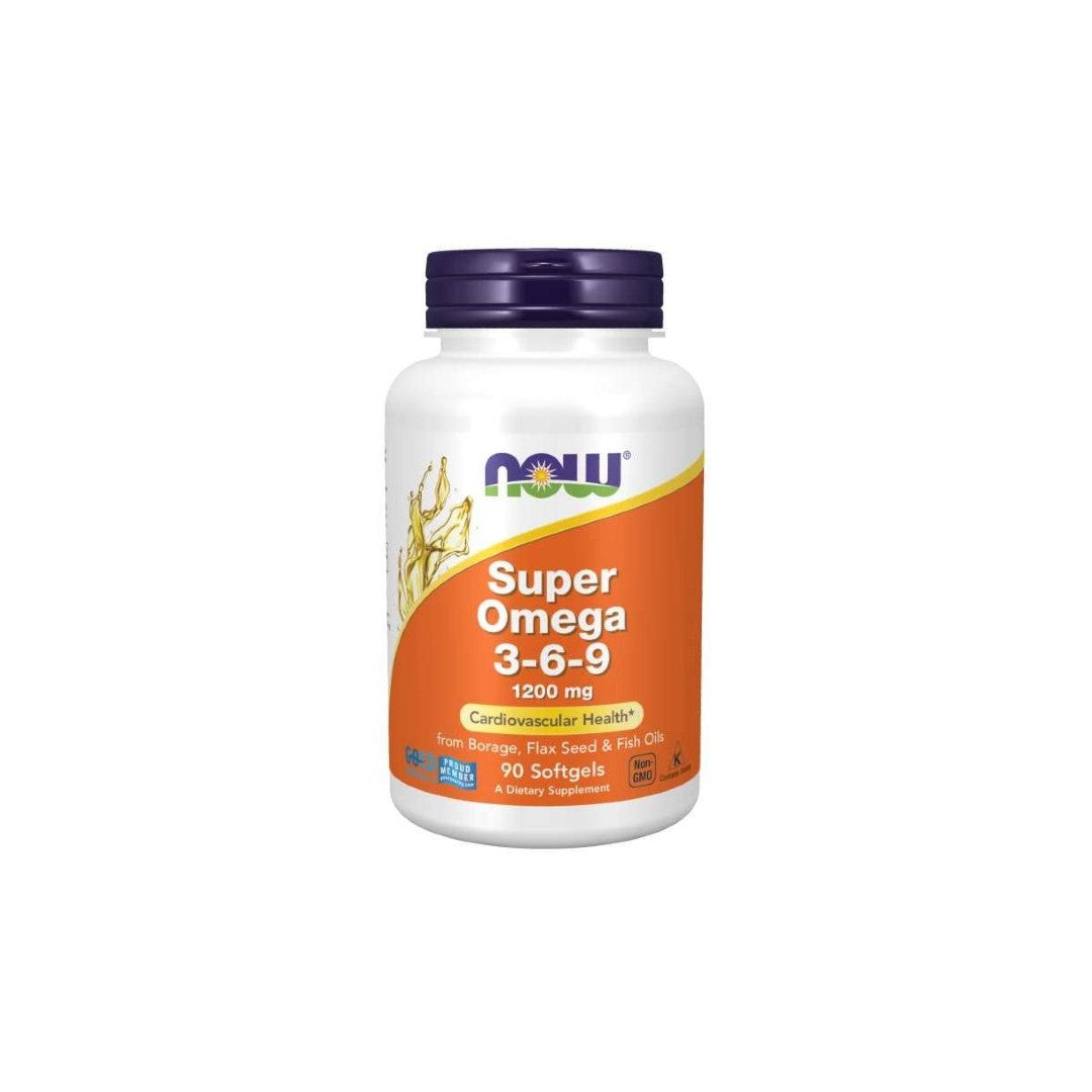 Now Foods Omega 3-6-9 90 cápsulas blandas proporciona una potente combinación de vitaminas para apoyar el sistema cardiovascular. Con sus propiedades antiinflamatorias, este suplemento puede ayudar a prevenir la aterosclerosis y promover la salud general.