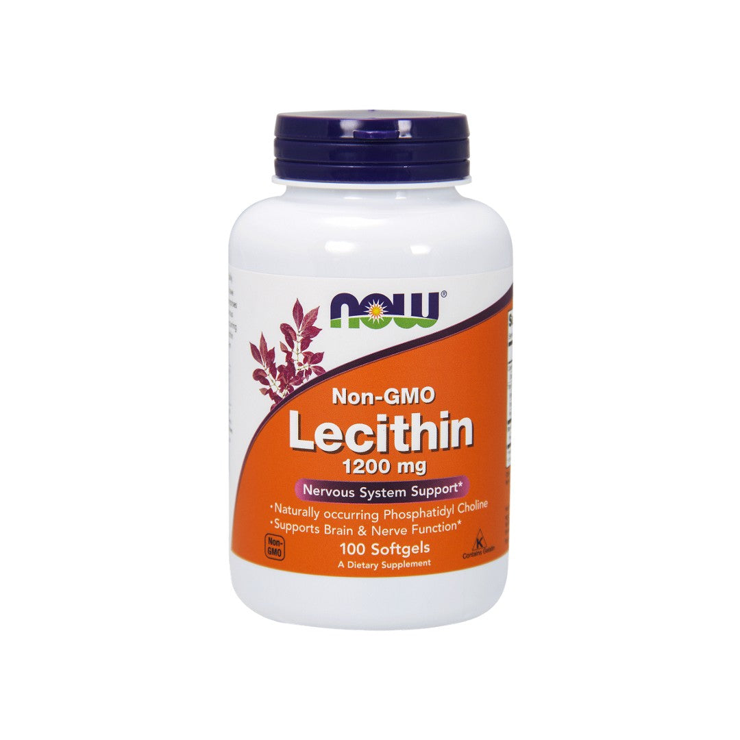 Lecitina 1200 mg 100 softgel - frente