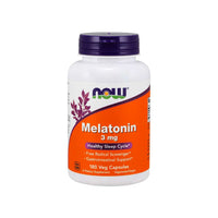 Miniatura de Now Foods Melatonina 3 mg 180 cápsulas vegetales.