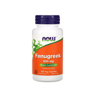 Miniatura de Now Foods Fenogreco 500 mg 100 cápsulas vegetales.