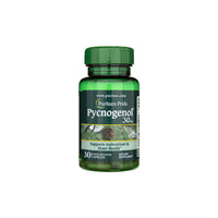 Miniatura para Un frasco de Pycnogenol 30 mg 30 Cápsulas de liberación rápida con extracto de pino marítimo francés de Puritan's Pride.