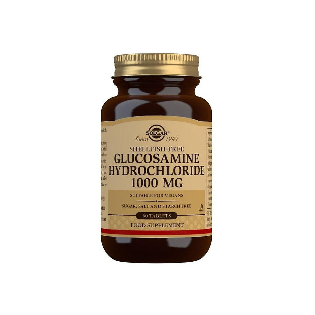 Solgar Clorhidrato de glucosamina 1000 mg 60 comprimidos.