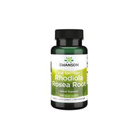 Miniatura de Swanson Raíz de Rhodiola Rosea 400 mg 100 Cápsulas, una hierba adaptógena conocida por combatir el estrés.