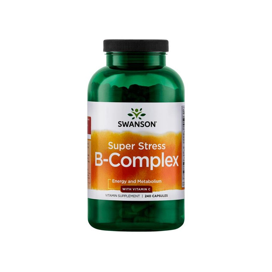 Swanson Complejo B con Vitamina C - 500 mg 240 cápsulas.
