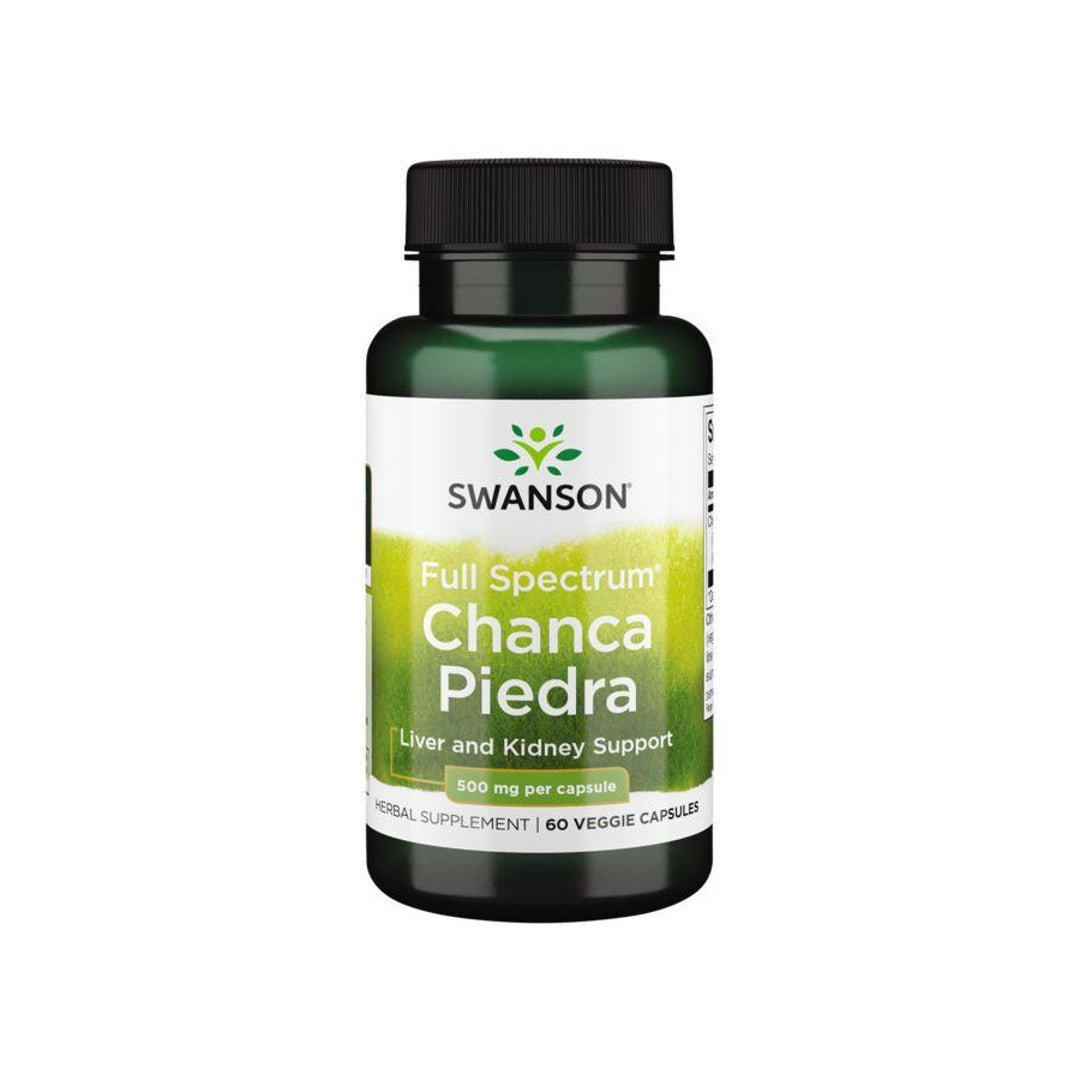 Swanson Chanca Piedra - 500 mg 60 cápsulas vegetales.