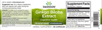 Miniatura de la etiqueta Swanson Extracto de Ginkgo Biloba 24% - 60 mg 30 cápsulas.