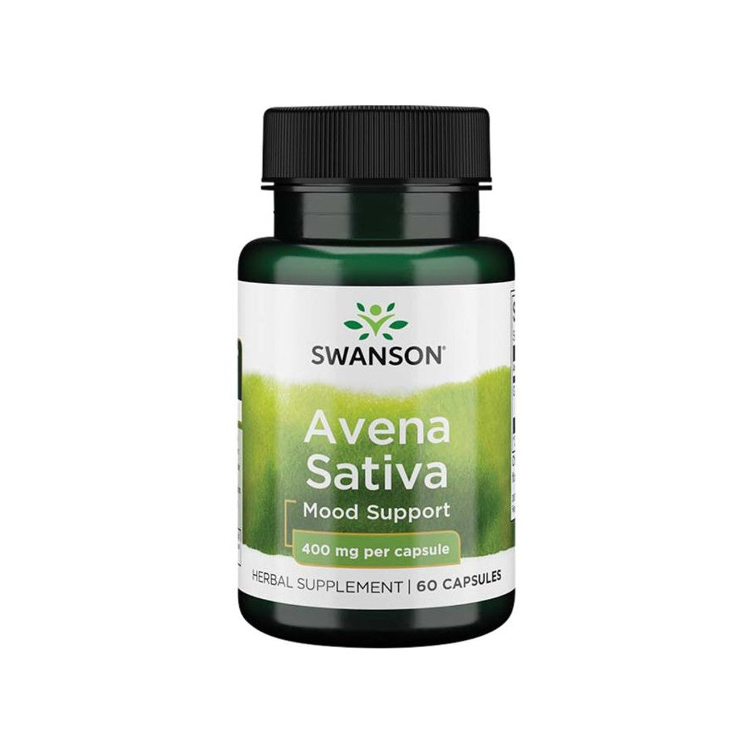 Swanson Avena Sativa - 400 mg 60 cápsulas.
