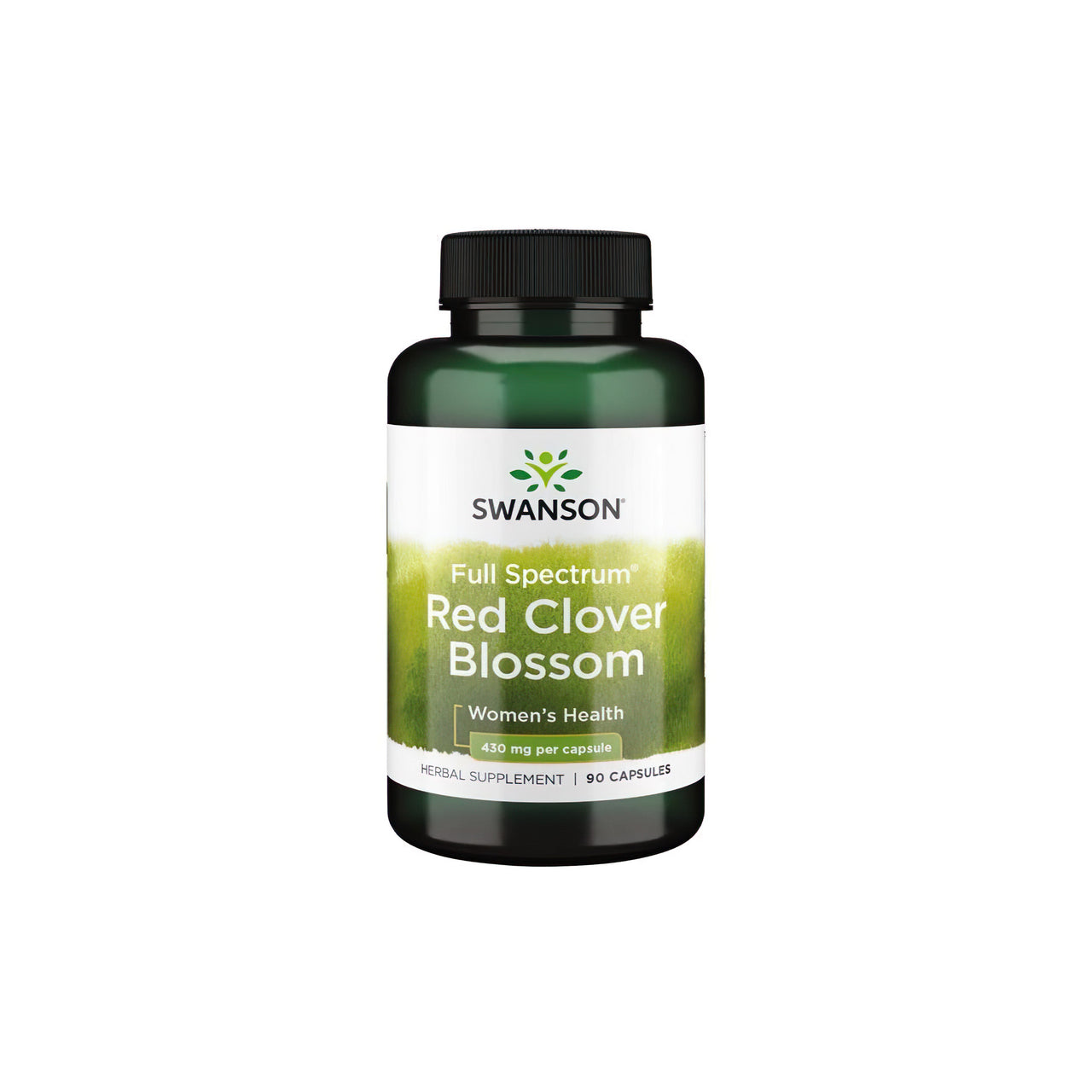 Swanson El Trébol Rojo en Flor 430 mg 90 cáps. es un remedio natural que puede proporcionar alivio durante la menopausia o el ciclo menstrual.