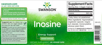 Miniatura de la etiqueta de Swanson Inosina - 500 mg 60 cápsulas vegetales.