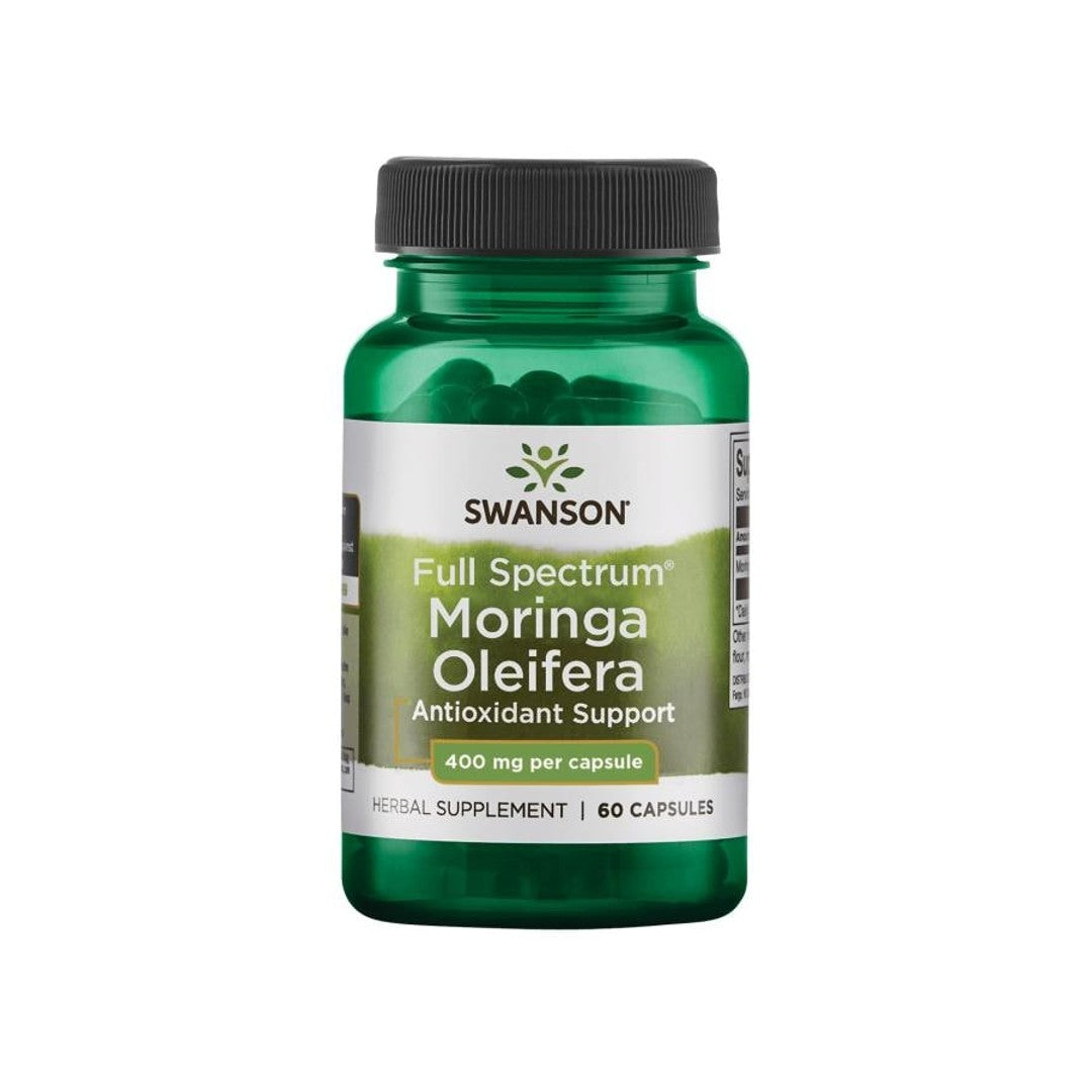 Swanson Moringa Oleifera - 400 mg 60 cápsulas es una potente solución para el estrés oxidativo y el daño celular. Infundido con las propiedades naturales de la Moringa Oleífera, este producto proporciona un apoyo integral.