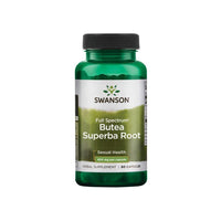 Miniatura de Un frasco de suplemento dietético - 400 mg 60 cápsulas de Swanson's Butea Superba Root.