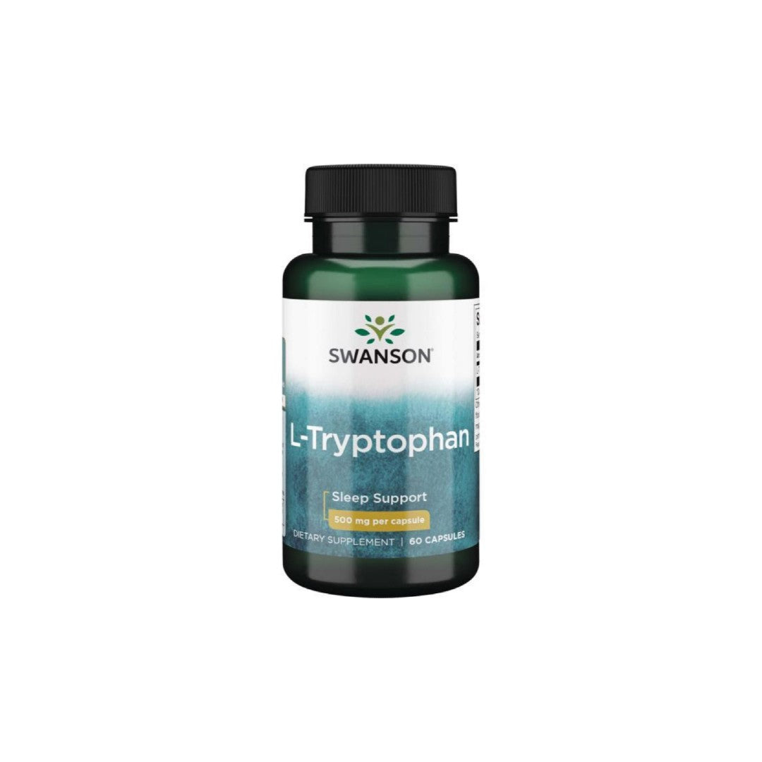 L-Triptófano - 500 mg 60 cápsulas - frente